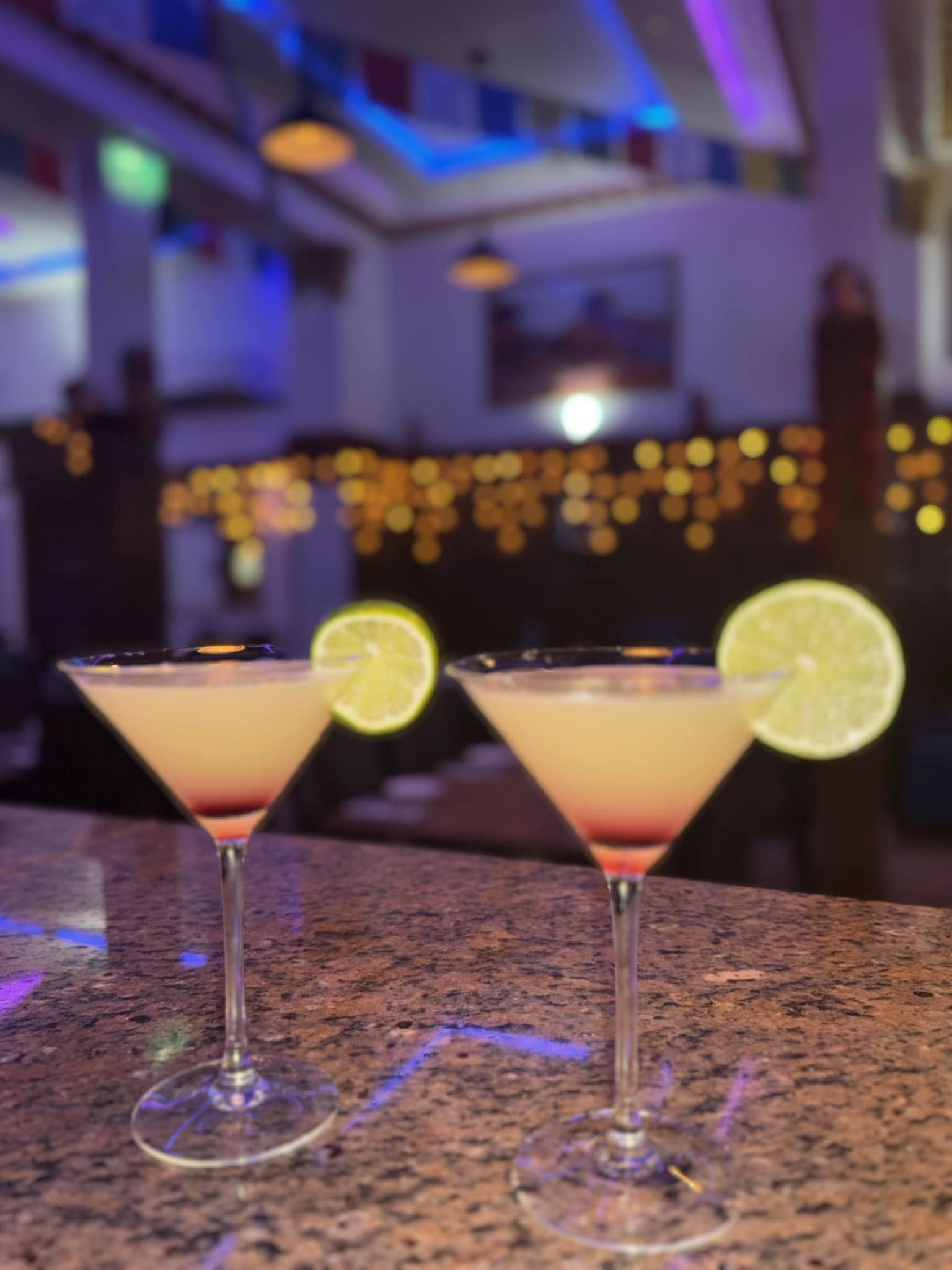 Cocktails on the bar at 1953